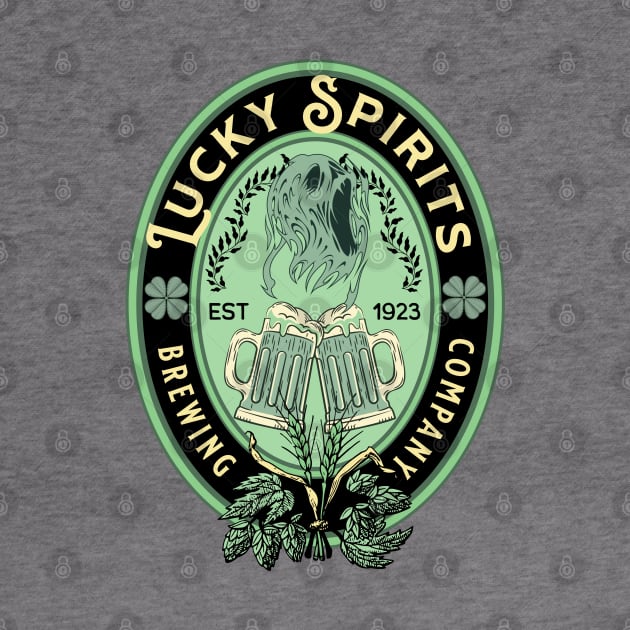 St. Patrick's Day Lucky Spirits Brewing Company by Curio Pop Relics